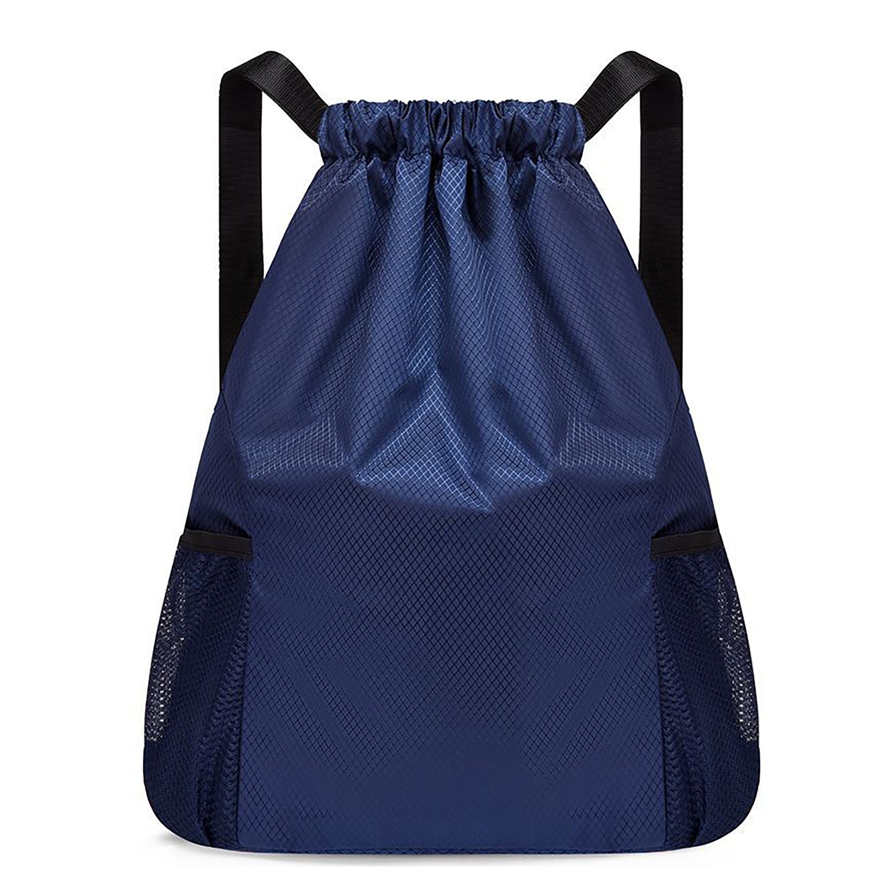 Drawstring Backpack with Two Side Pockets 3