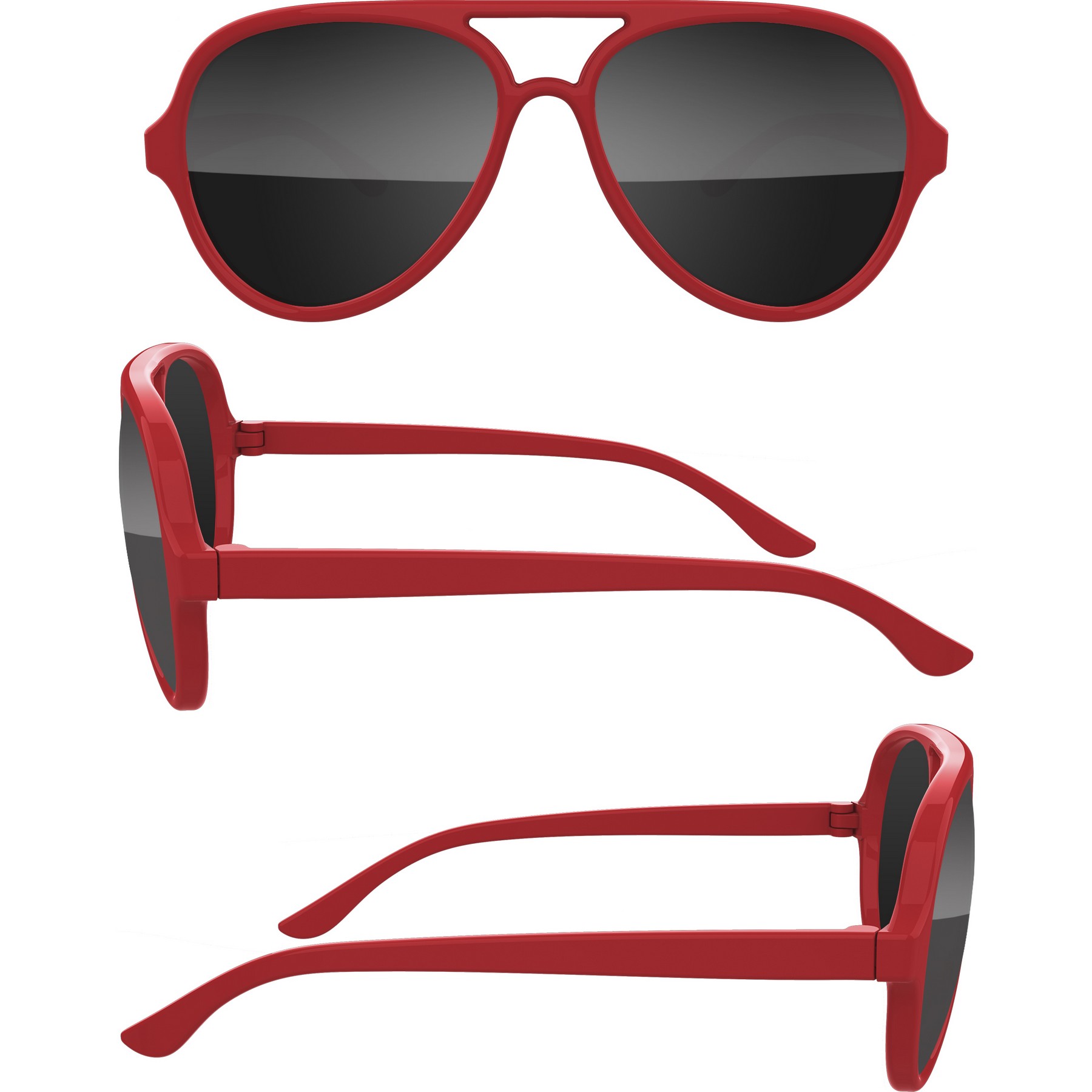 Aviator Sport Sunglasses w/ Full Color Arm Imprint 9