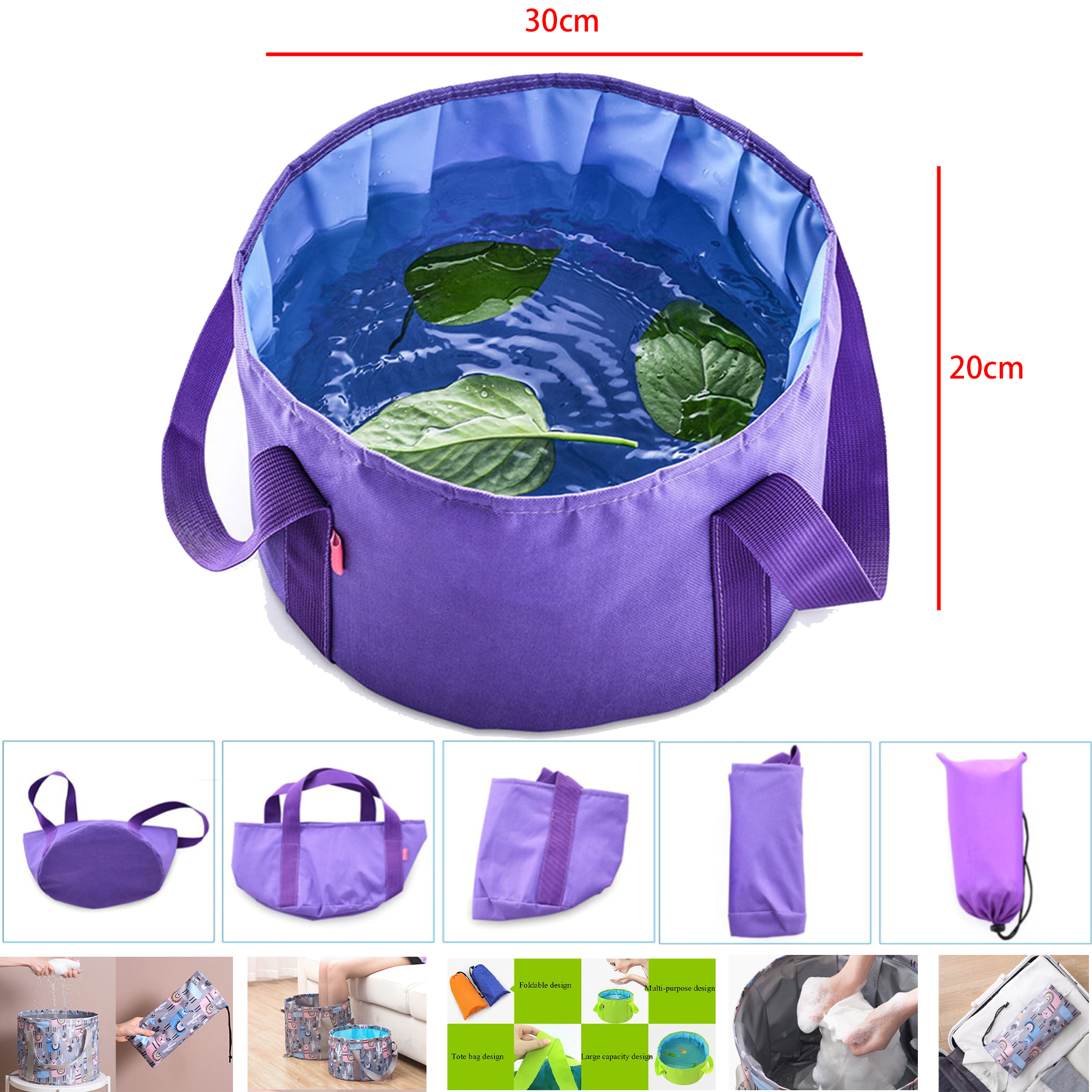 Collapsible Water Bucket Camp Bucket 2