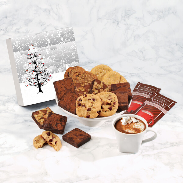 Gourmet Cookie & Brownie Gift Box with Cardinals Sleeve 2
