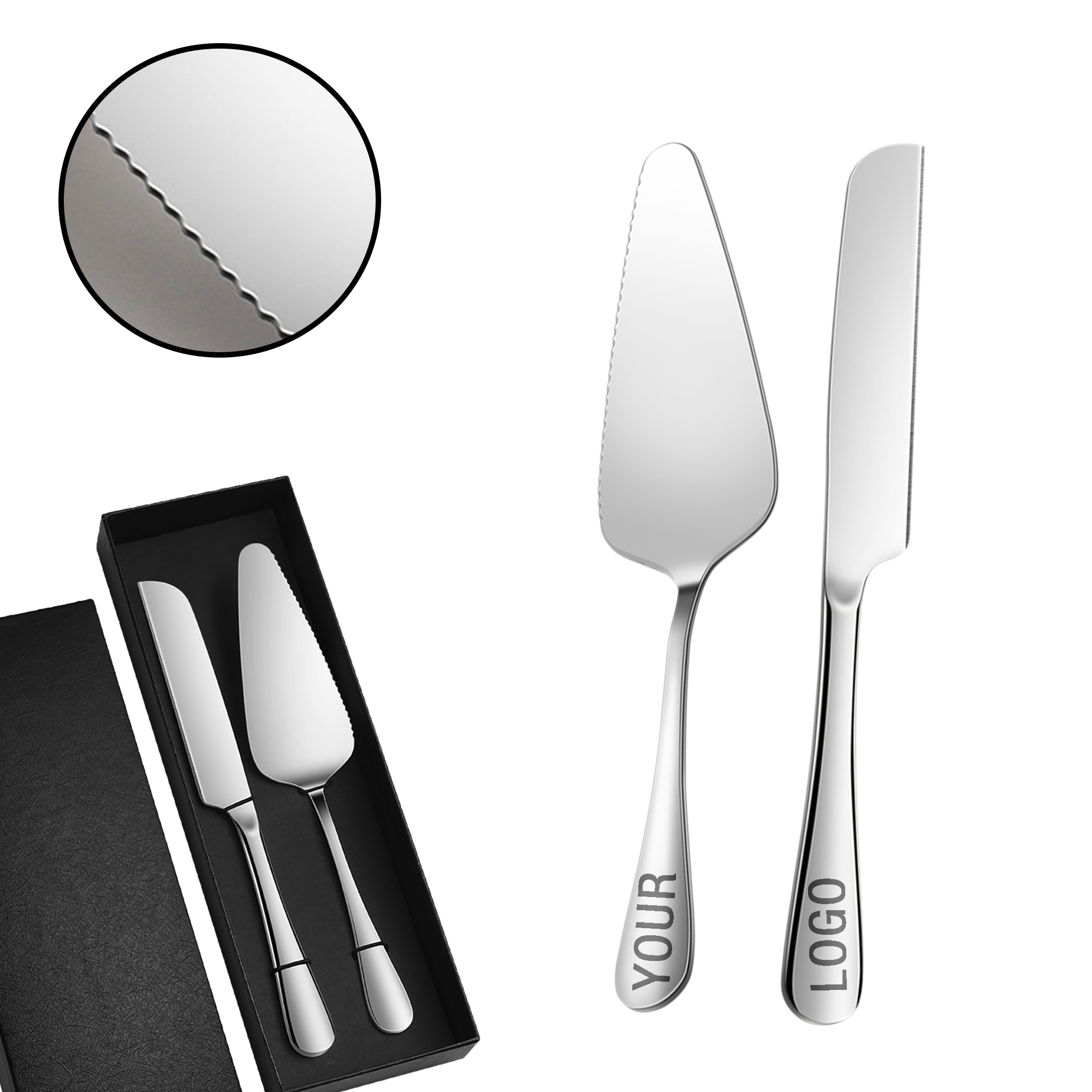 MOQ 10 PCS Cake Knife Gift Set 2
