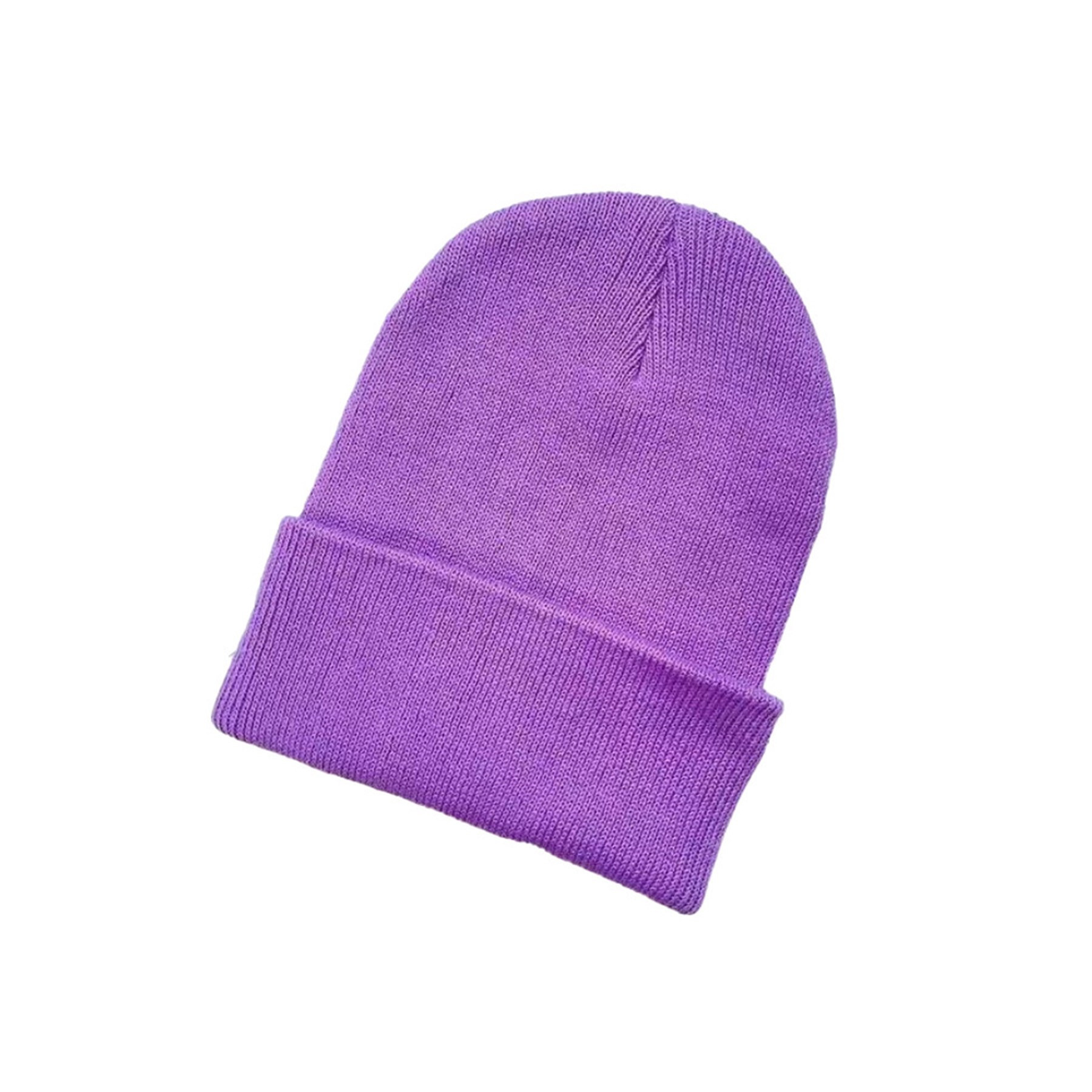 Acrylic Knit Beanie Hat 14