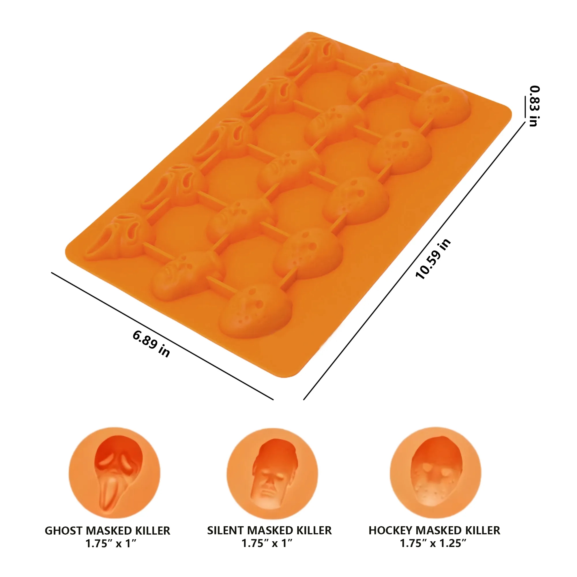Weird Mask Silicone Baking Mold 4