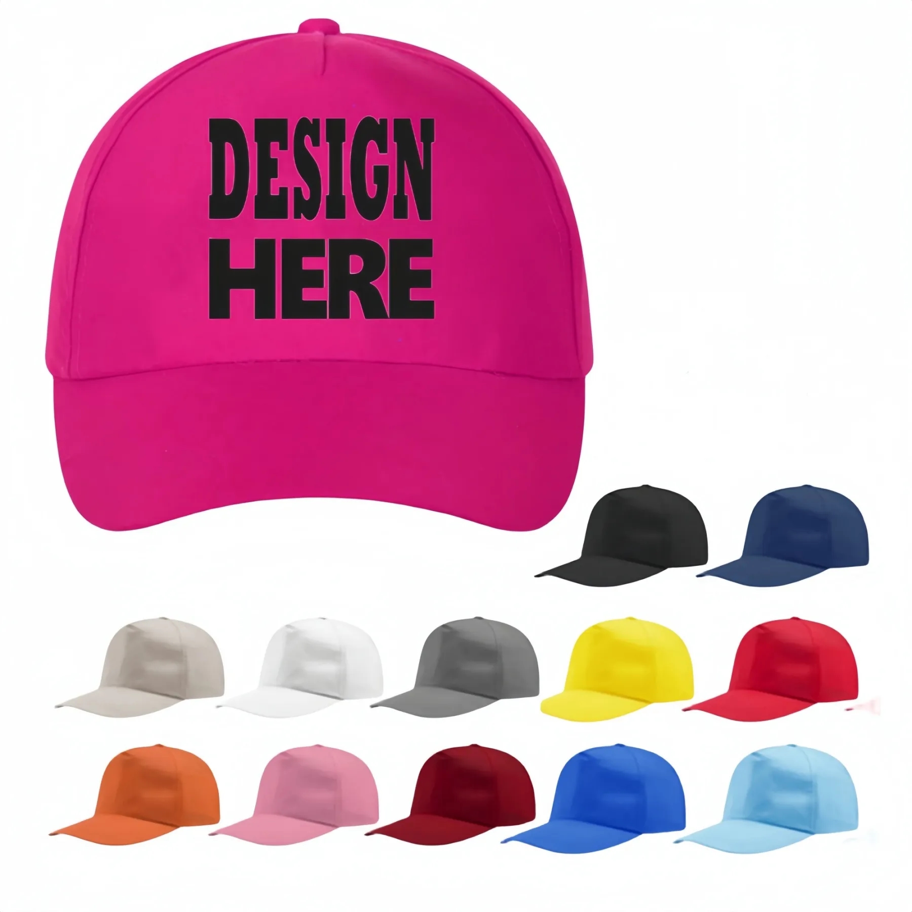 Polyester truck driver cap circumference 20.8"-23.6" 1