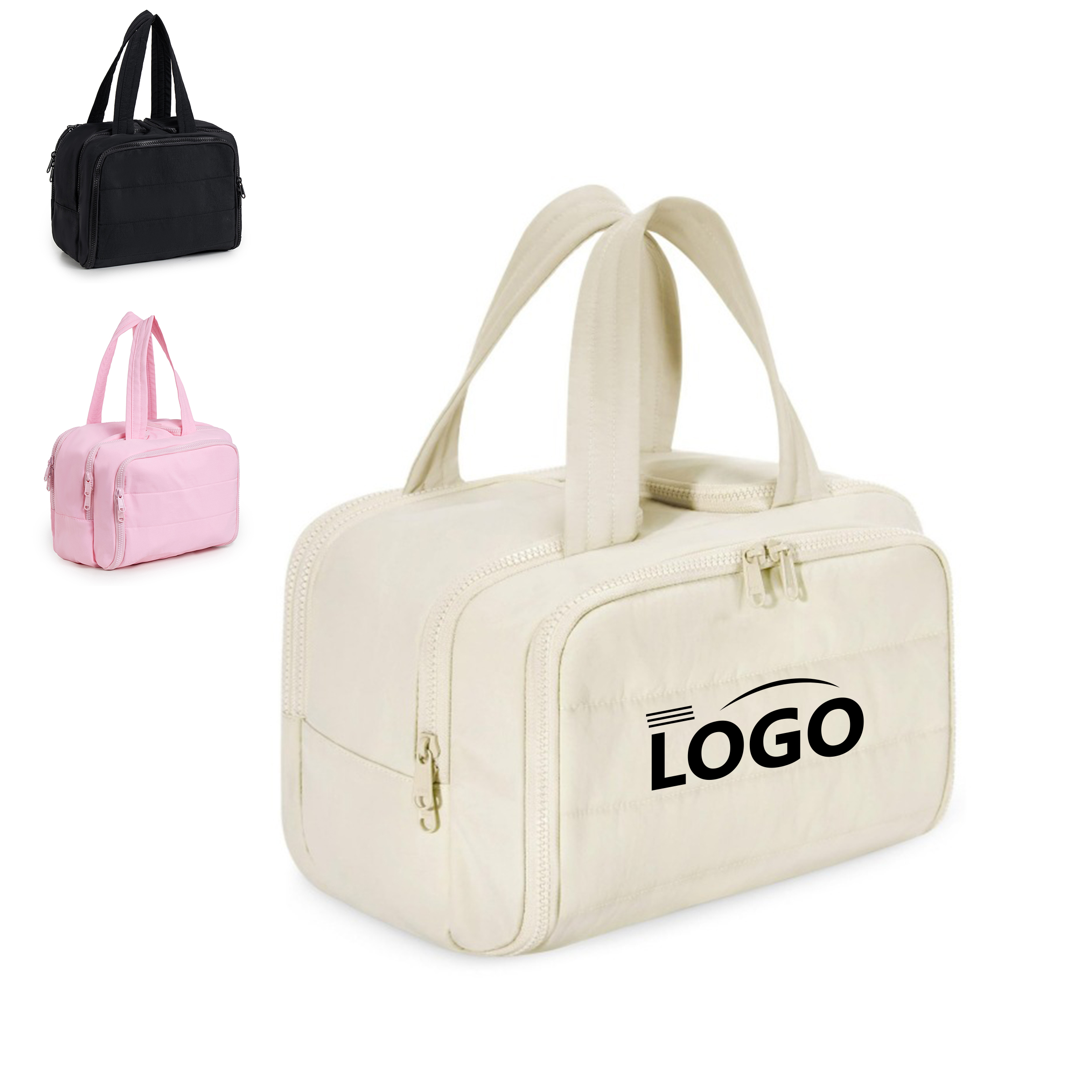 Wide-Opening Large Toiletry Bag for Easy Access 3
