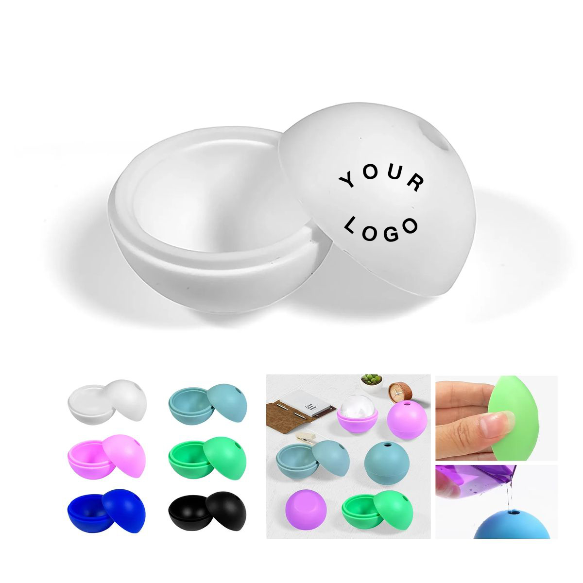 Food Grade Silicone Ice Mold for Whiskey Glasses 9