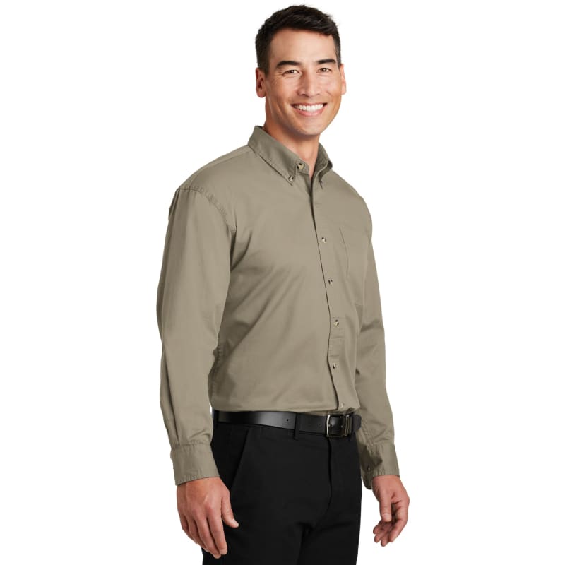 Port Authority Long Sleeve Twill Shirt. 25