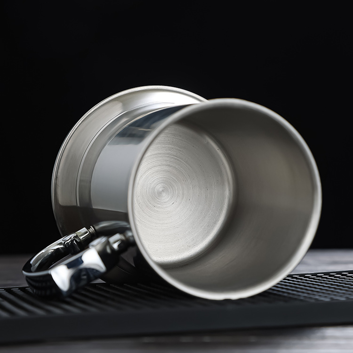 13.5oz Stainless Steel Beer Mugs 1