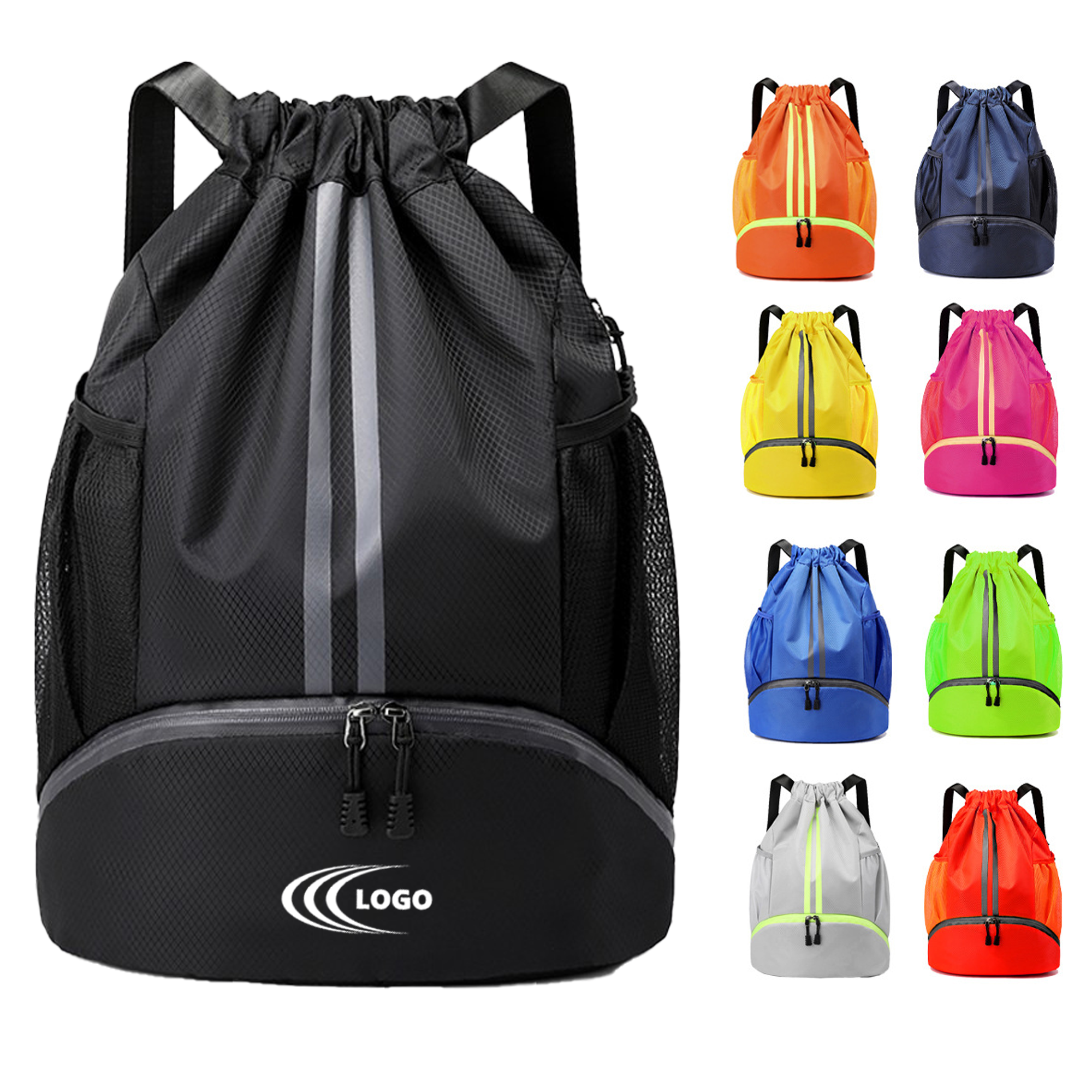 Custom Drawstring Sports Backpack - Lightweight & Versatile 2