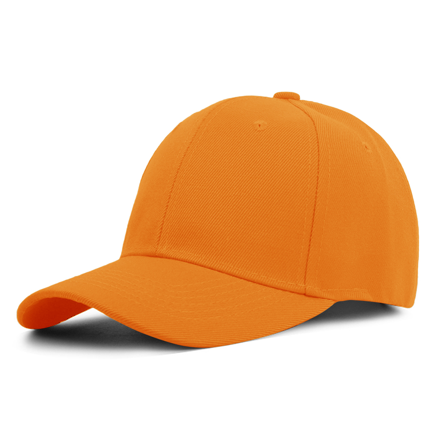 Stock Solid Color Polyester 6-Panel Cap 4