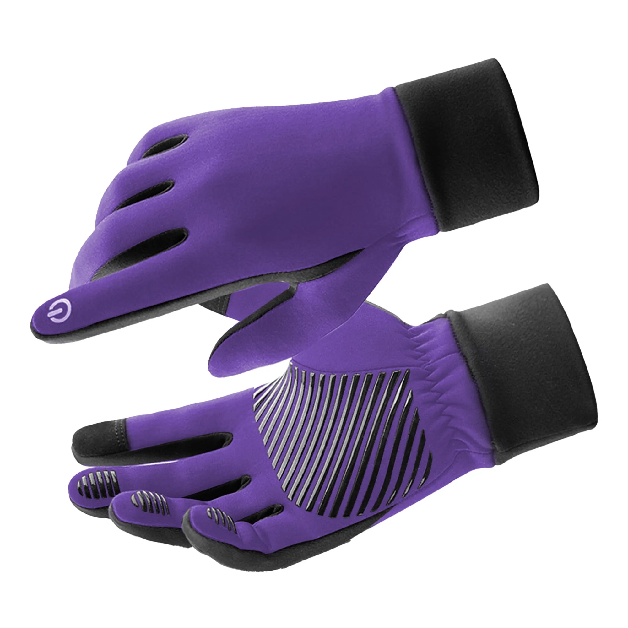 MOQ 10 Winter Outdoor Sports Fleece Lined Cycling Gloves 4
