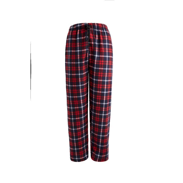 Men's Polar Fleece Pajama Pants - Size S-2XL Red 2