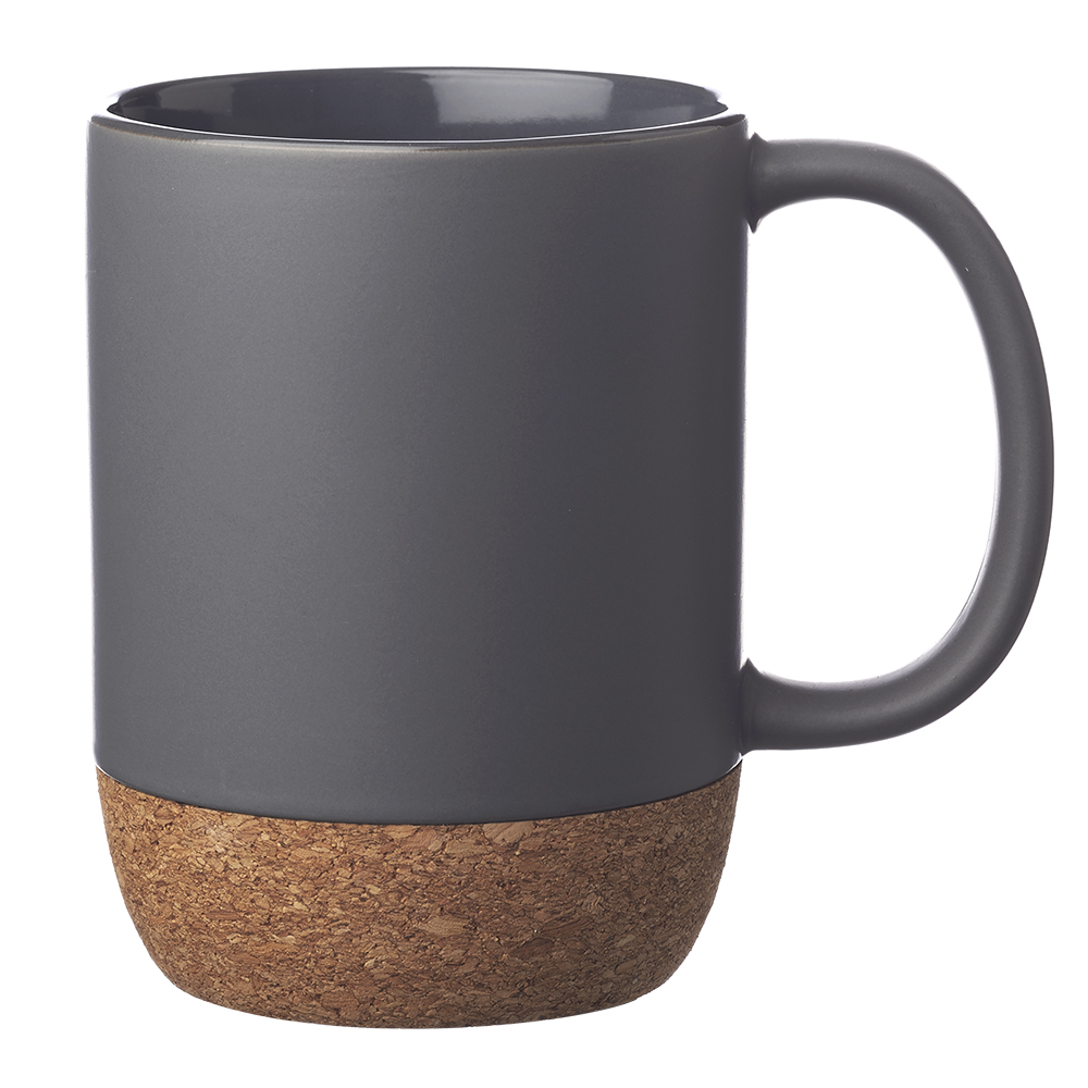 15 oz Matte Cork Bottom Ceramic Mugs 10