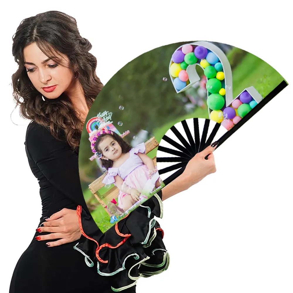 Personalized Boot On The Ground Folding Fan For Line Dancing 1