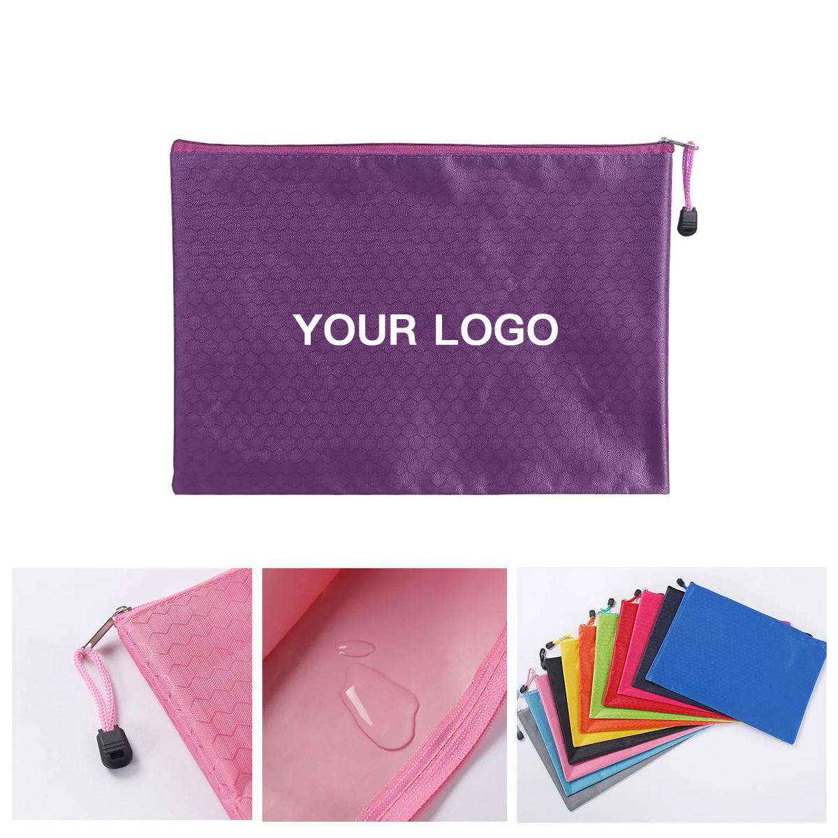 13in Oxford File Pouch with Zipper 6