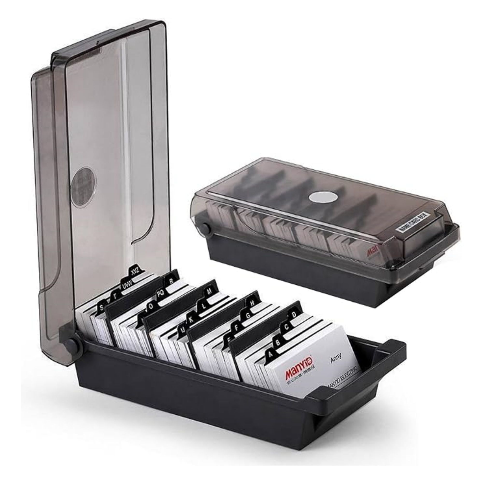 500 Cards Index Card Organizer With Dividers And Index Tabs 5
