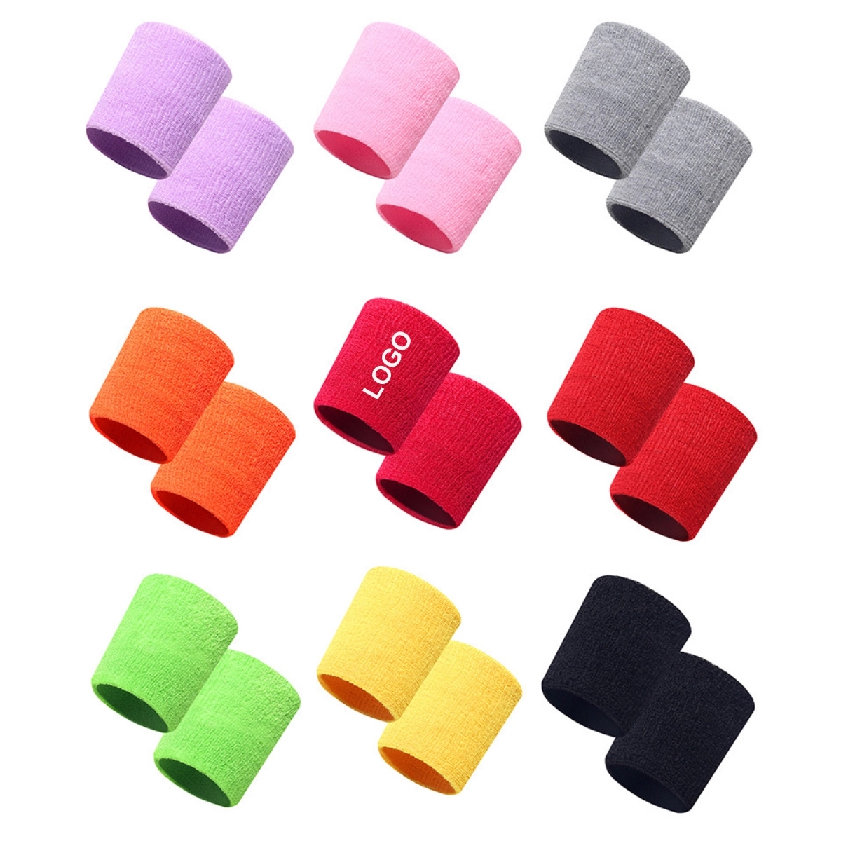 Tennis Wrist Bands Absorbent Sweatbands 1