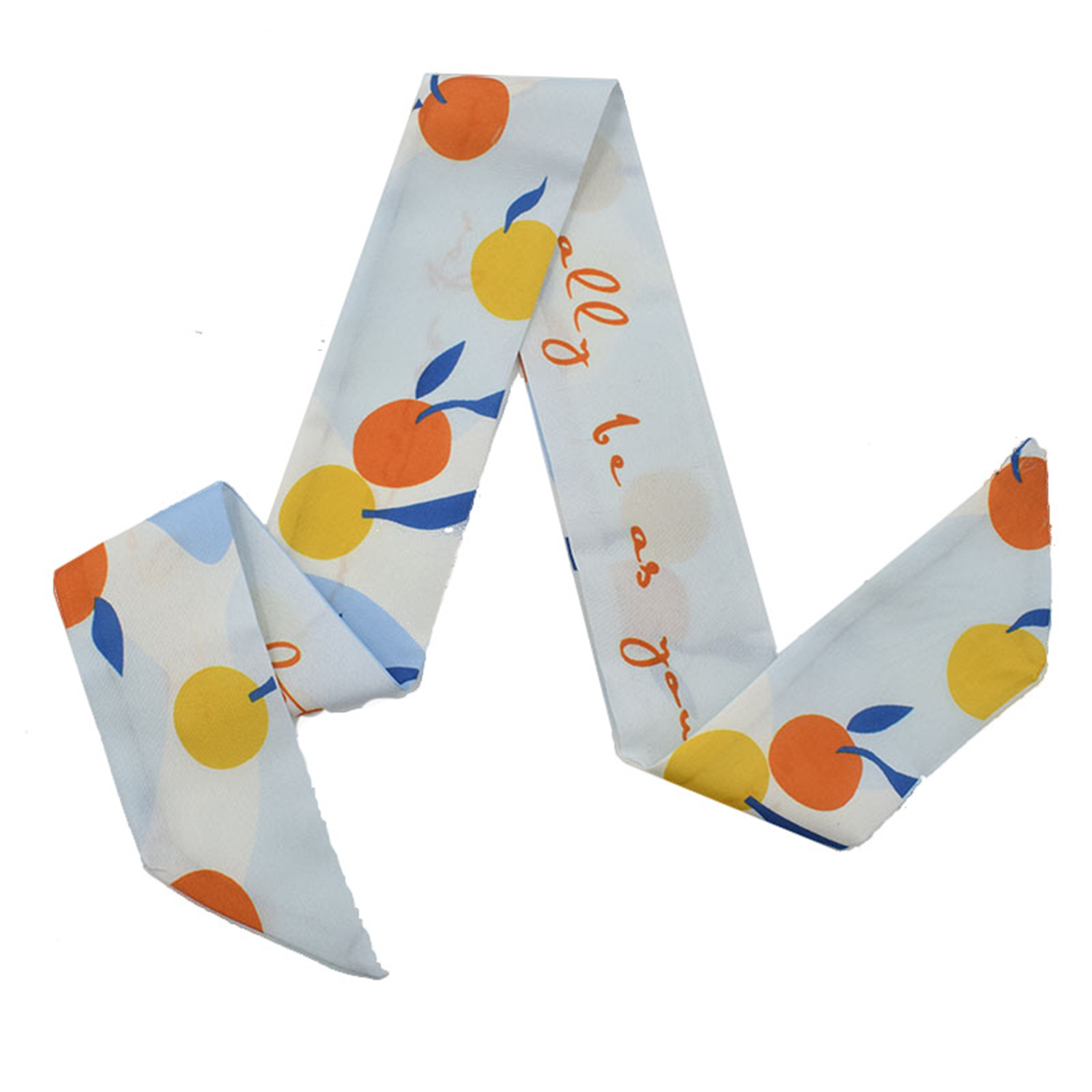 Custom Digital Printed Silk Scarf 1
