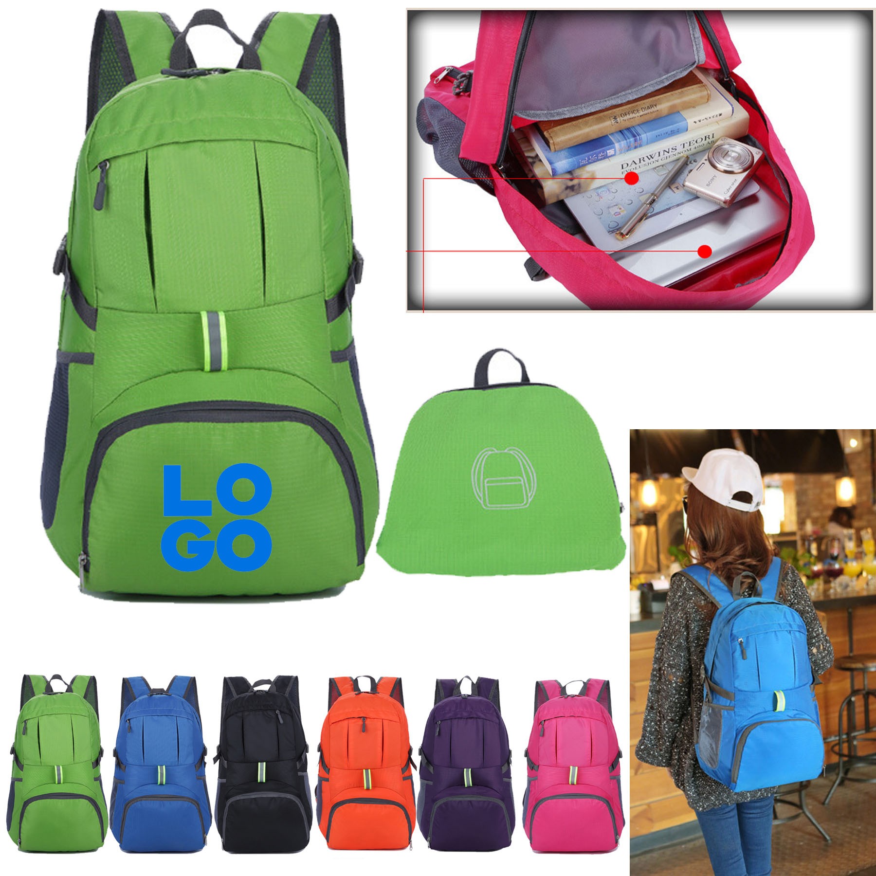 50L Waterproof Hiking Camping Backpack 2