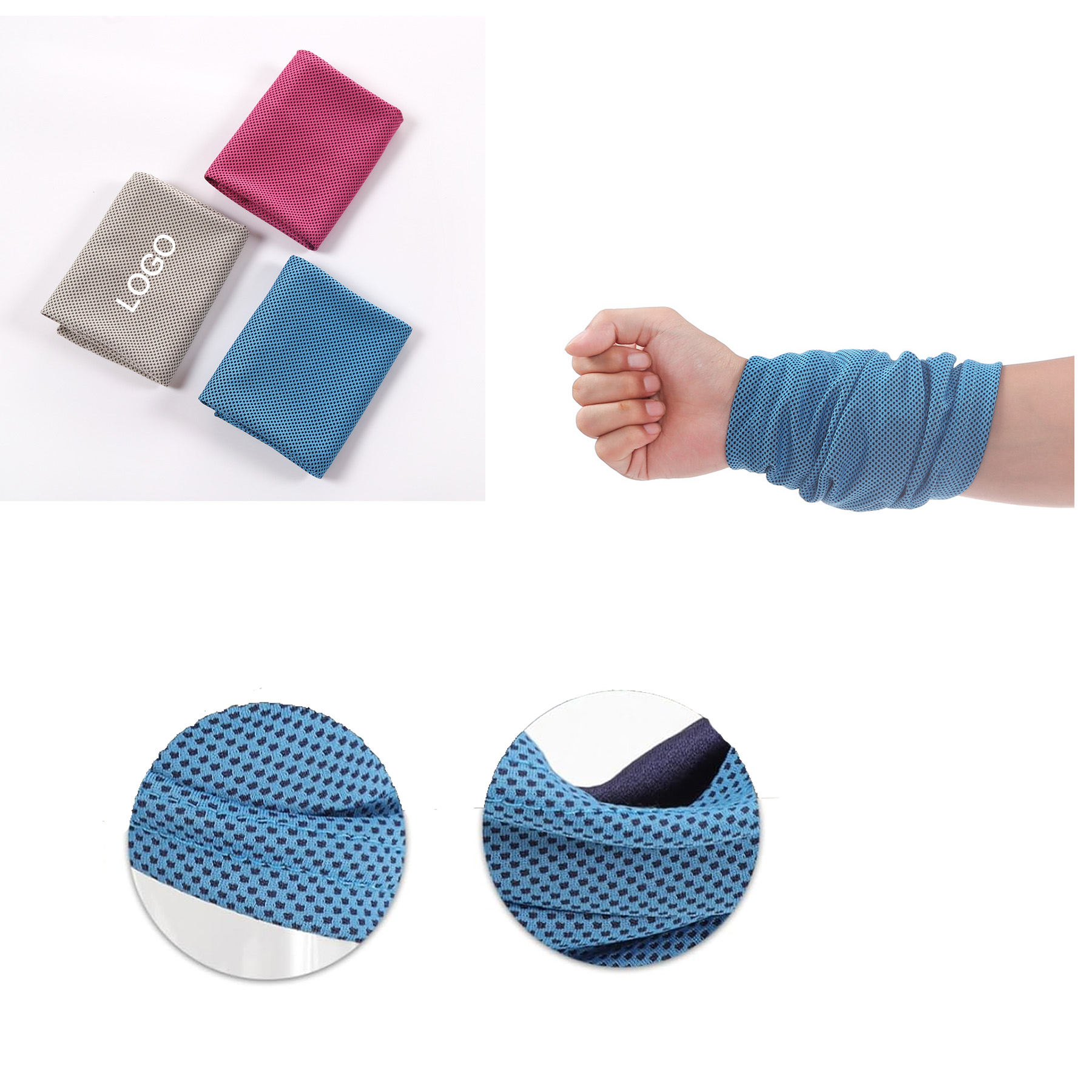 Sports Wristband Polyester 2