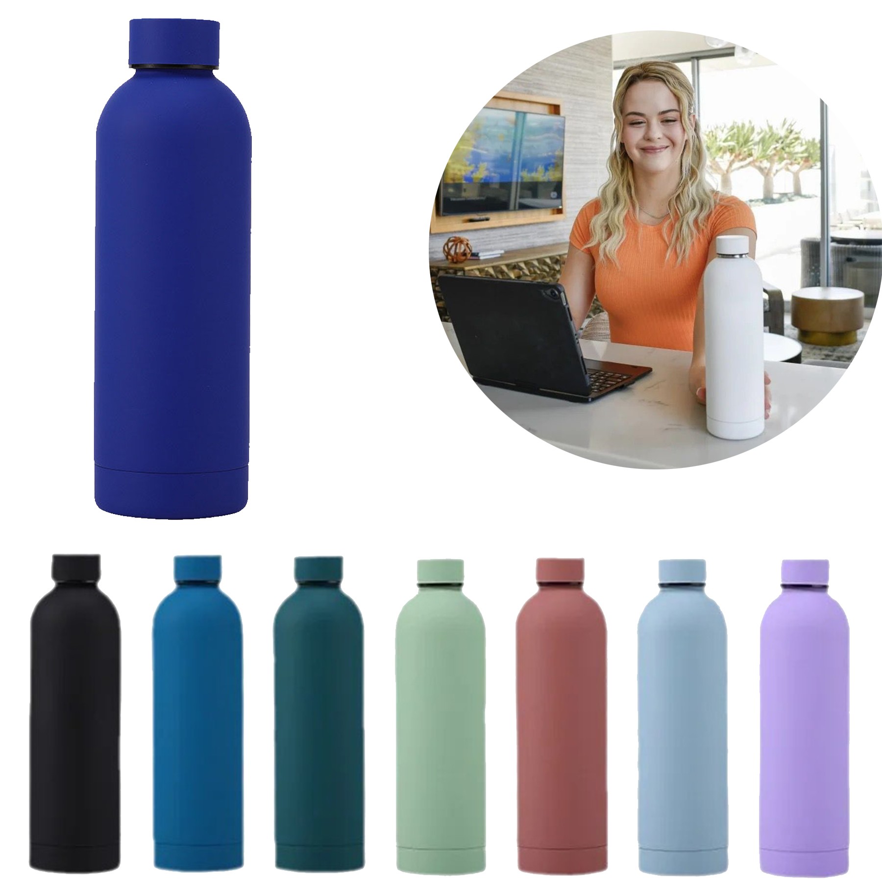 Large Capacity Outdoor Portable Thermos Cup 13
