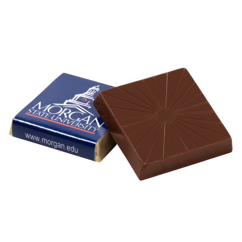 1.25" Little Nibble Belgian Chocolate Square 2