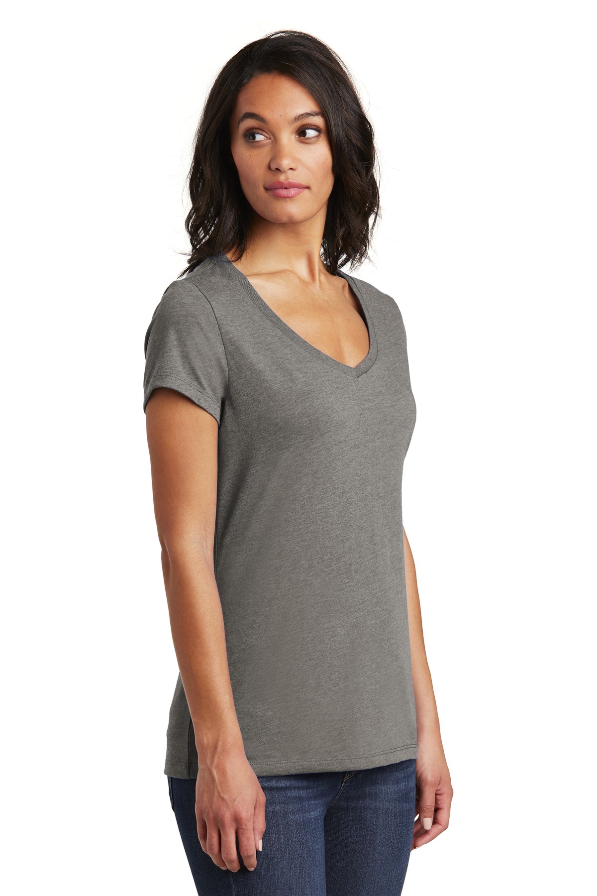 District Women's Very Important Tee V-Neck. DT6503 25