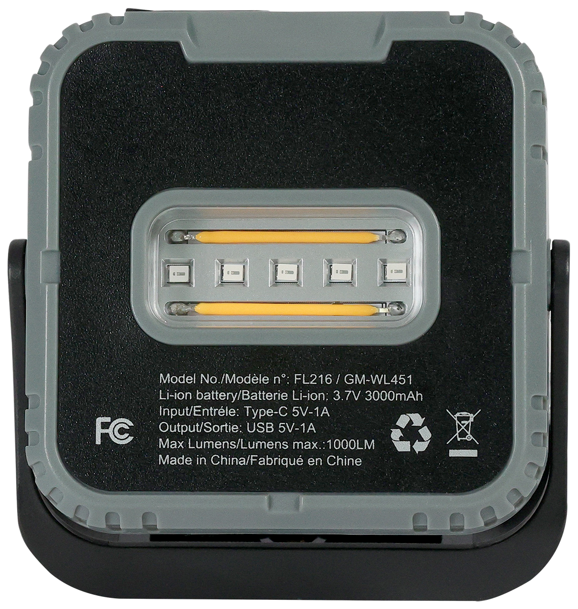 Rechargeable 10W COB/LED Trio Ready Worklight 19