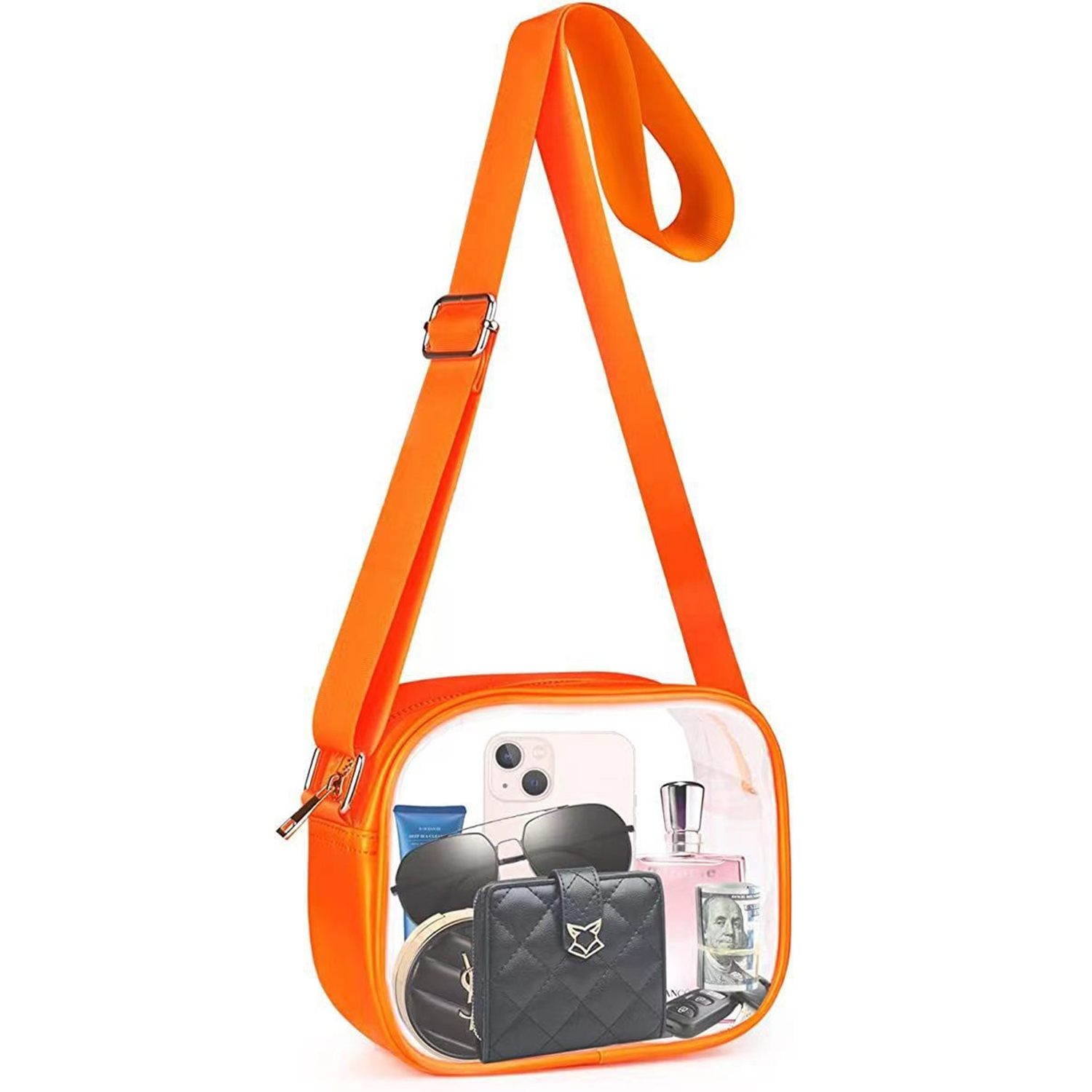 PVC Transparent Crossbody Bag 7