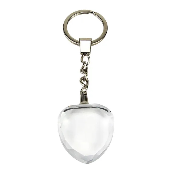 Crystal Heart Keychain 2