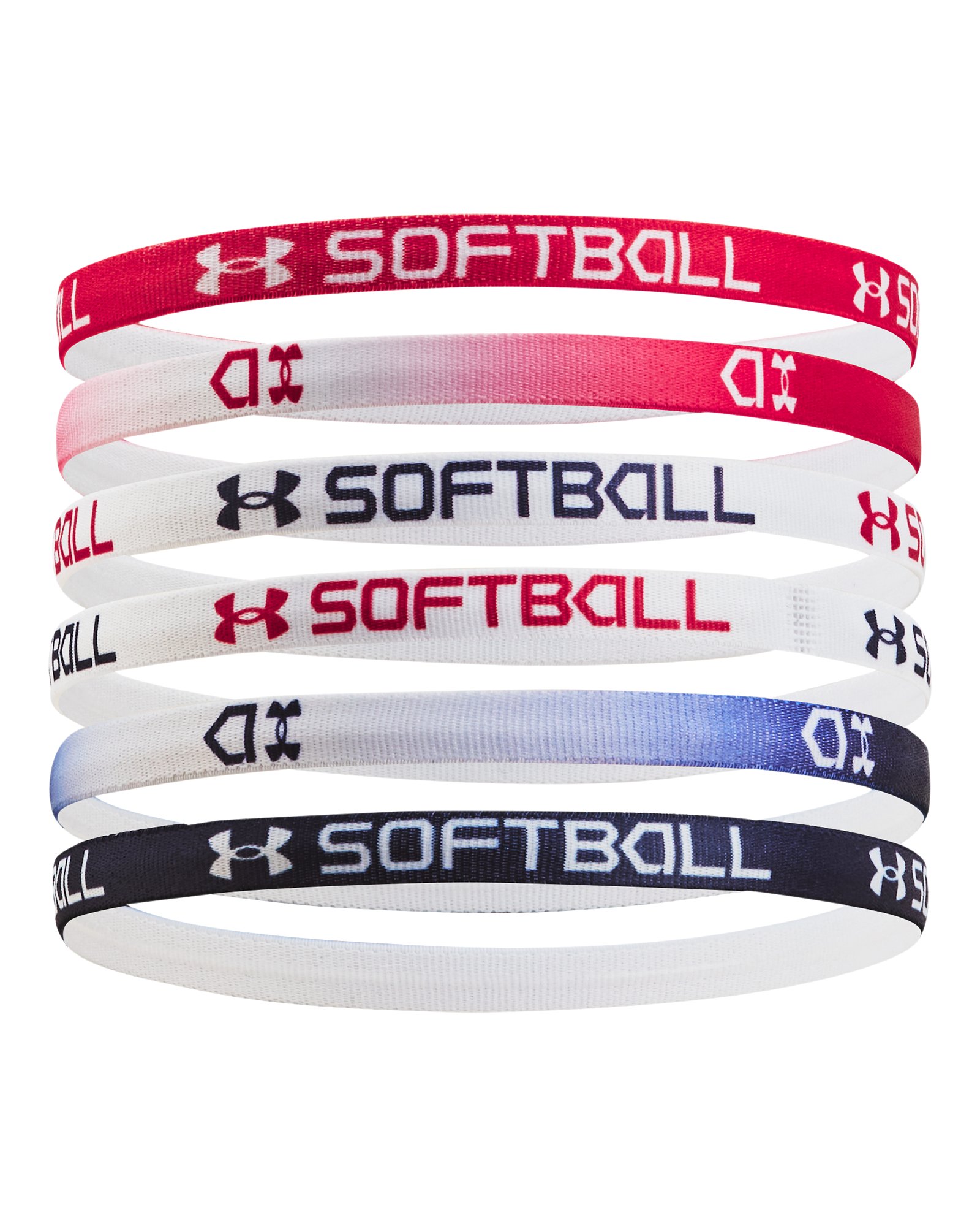 UA Graphic Mini Women's 6-Pack Headbands 3