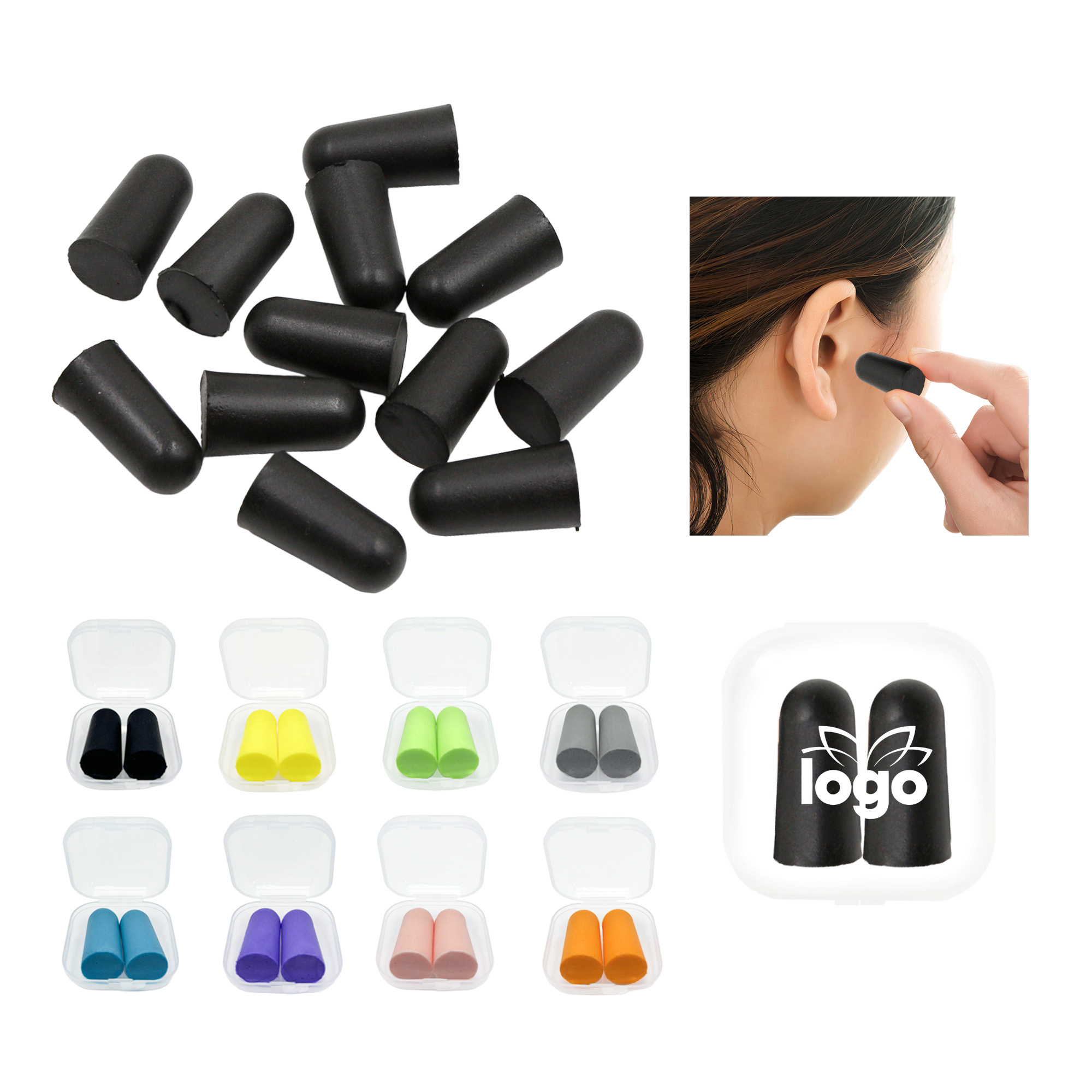 Comfortable Noise-Canceling Foam Earplugs 2