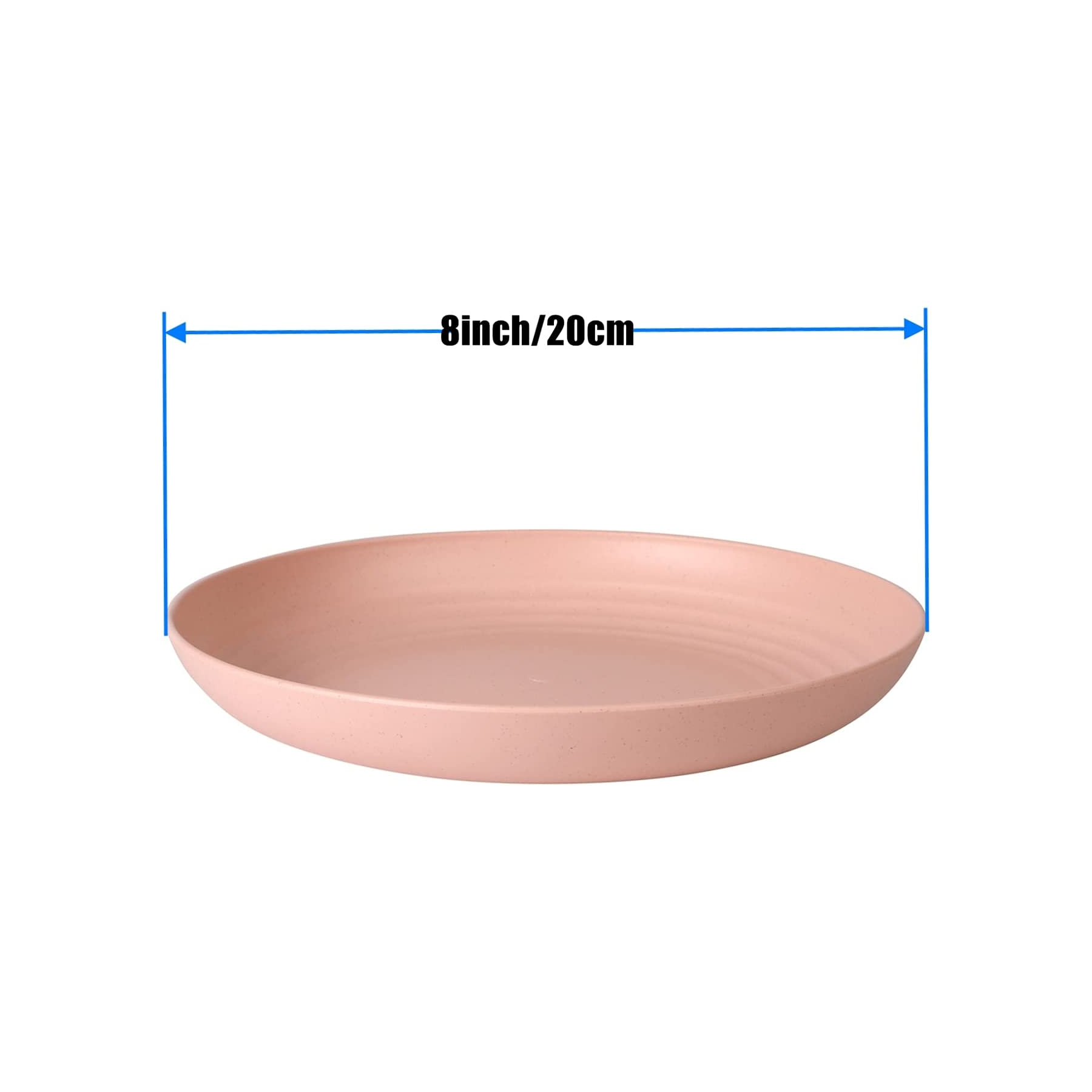 Wheat Straw Dish Lightweight Unbreakable Dinner Plate 2