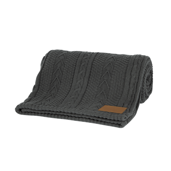 Cable Sherpa Blanket 43