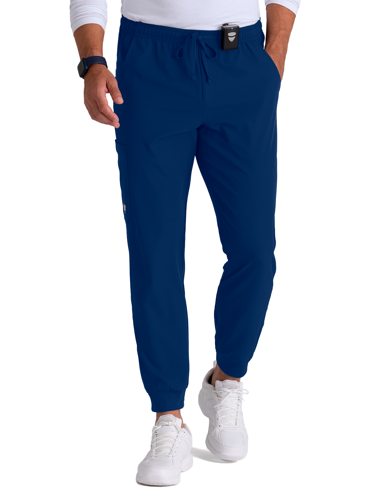 Skechers - Men's Three-Pocket Drawcord and Zip-Fly Structure Jogger Scrub Pant 27