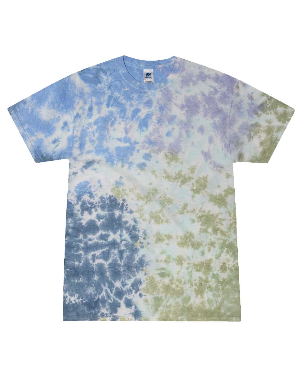 Unisex Multi-Color Tie-Dyed T-Shirt - 1000 128