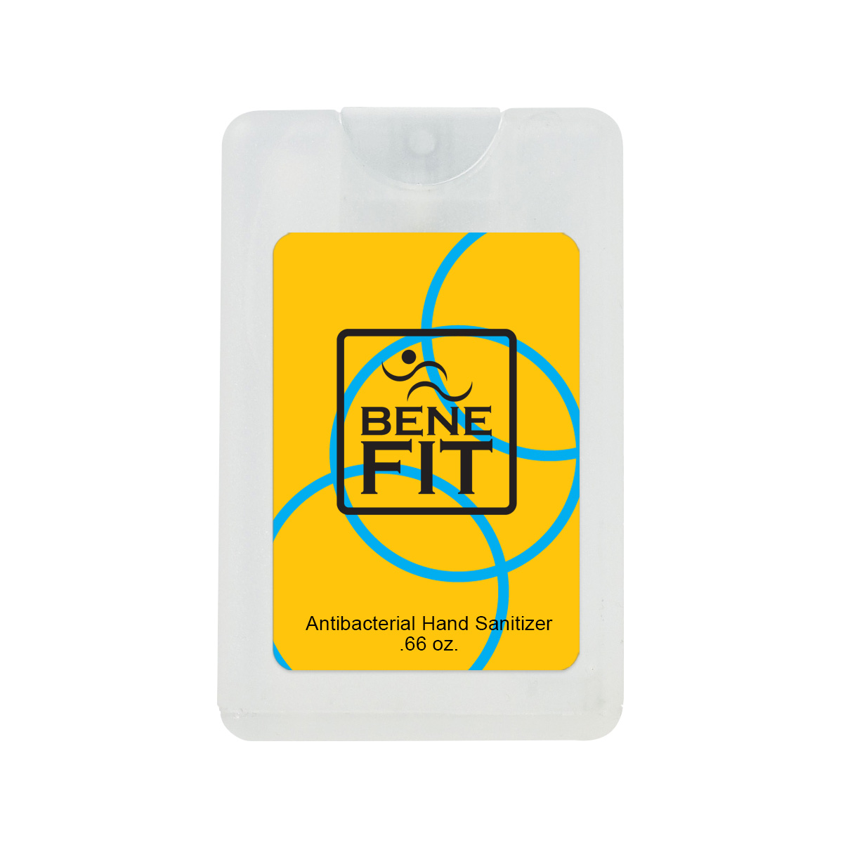 .66 Oz. Card Shape Hand Sanitizer 3