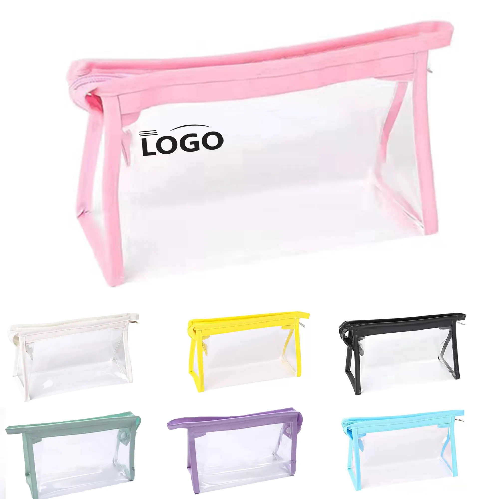 TPU Transparent Large Capacity Pen Makeup Bag 2