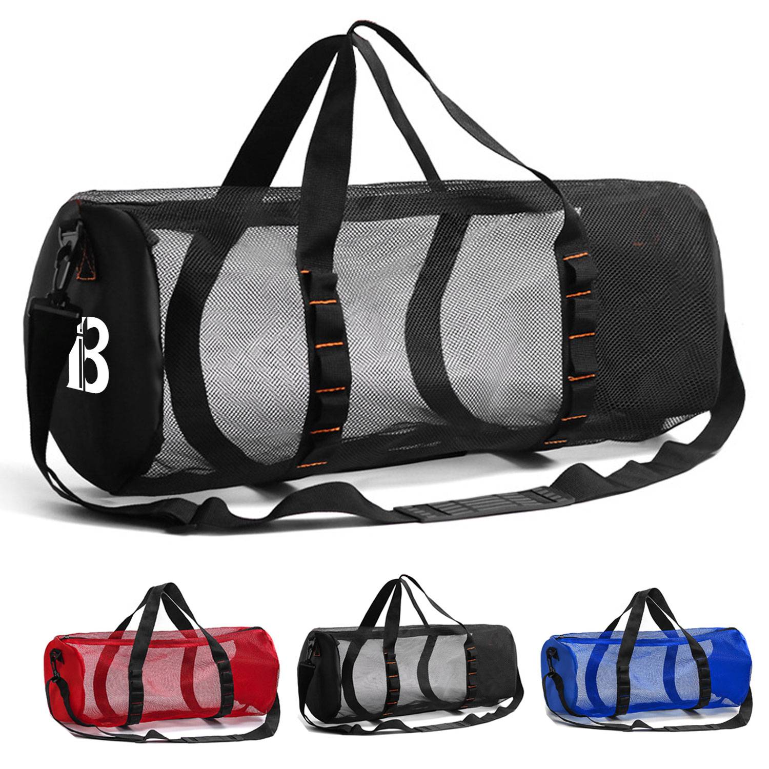 Spacious & Breathable Mesh Beach Tote – Large Travel Bag