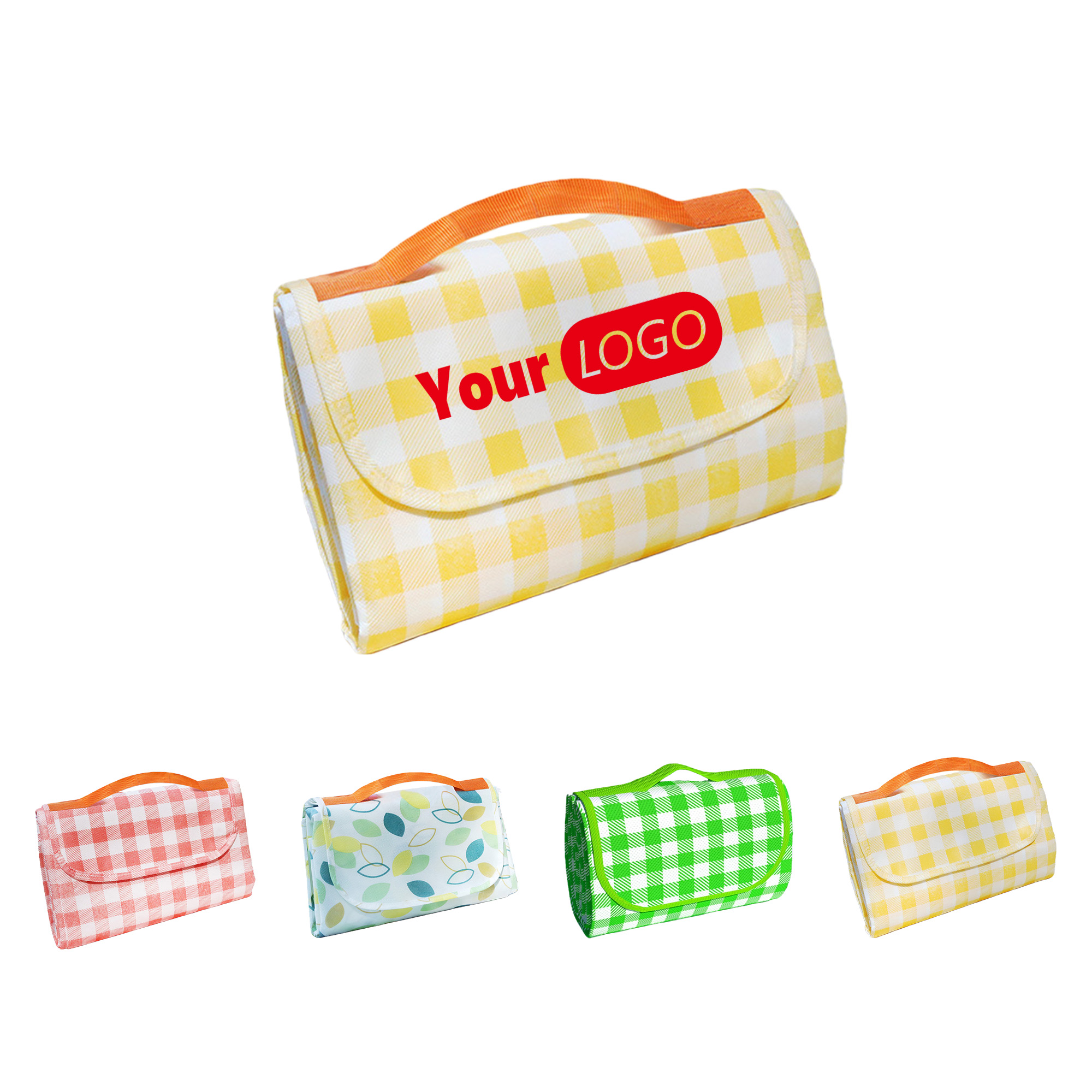 Personalized Checkered Outdoor Picnic Blanket 5