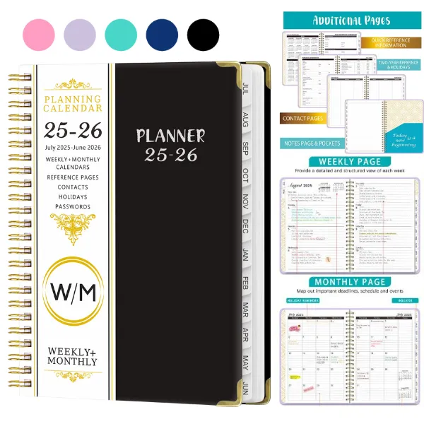 2025-2026 Planner - Monthly & Weekly Organizer 6