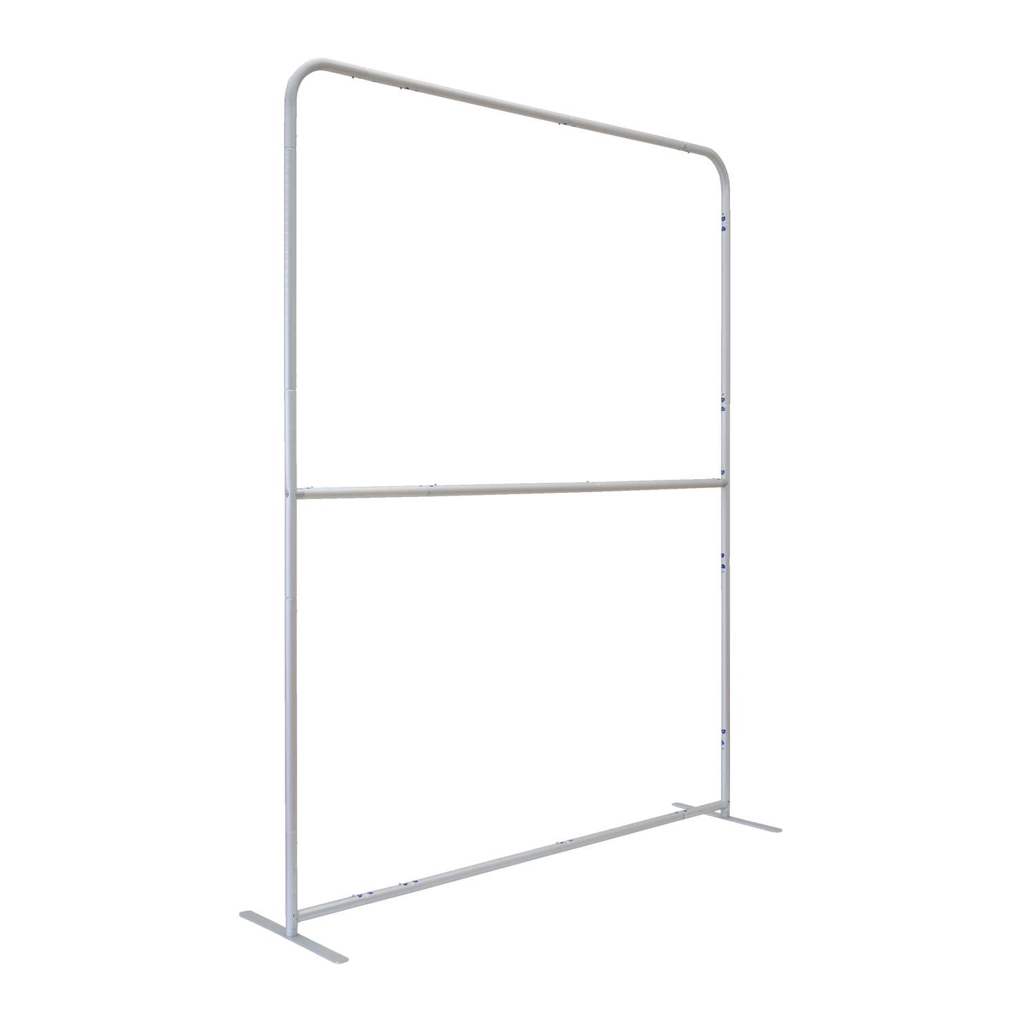 6'W x 90"H EuroFit Straight Wall Hardware