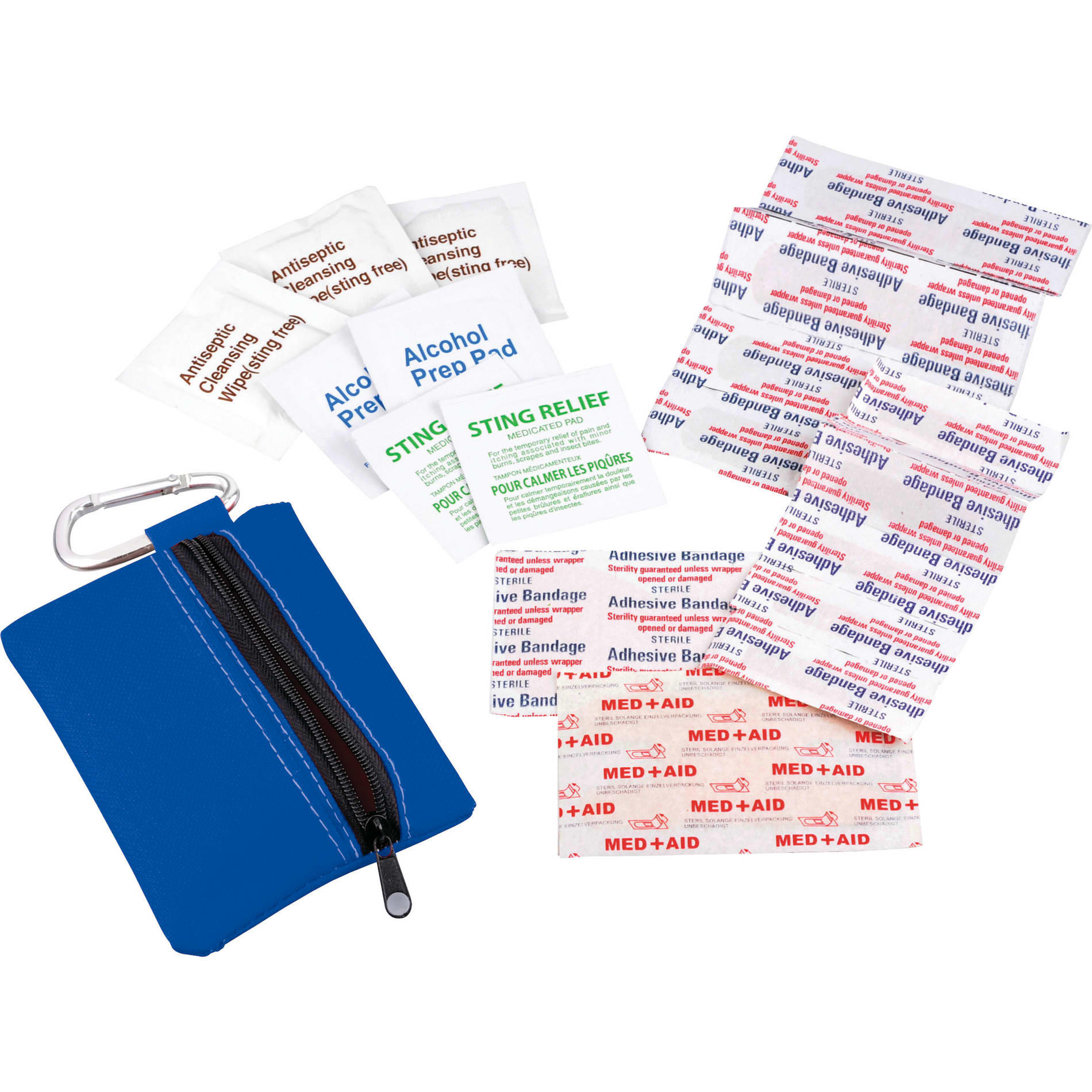 Zippered 20-Piece First Aid Pouch 53