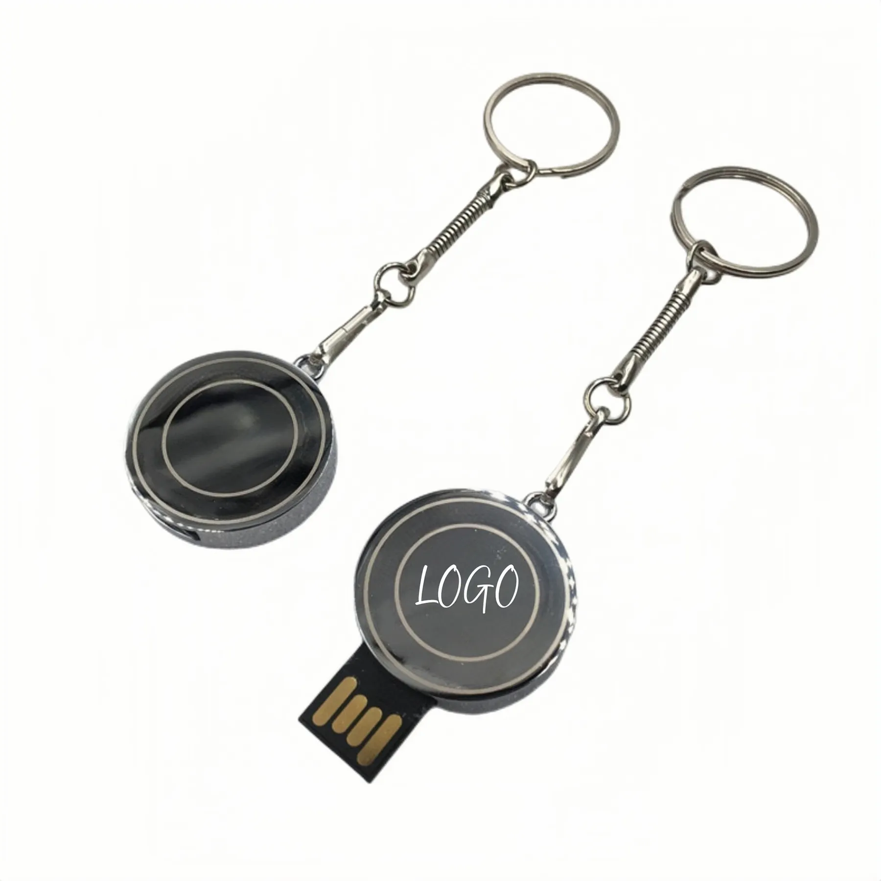 Metal Swivel USB drive for School Anniversary/Graduation Day 3