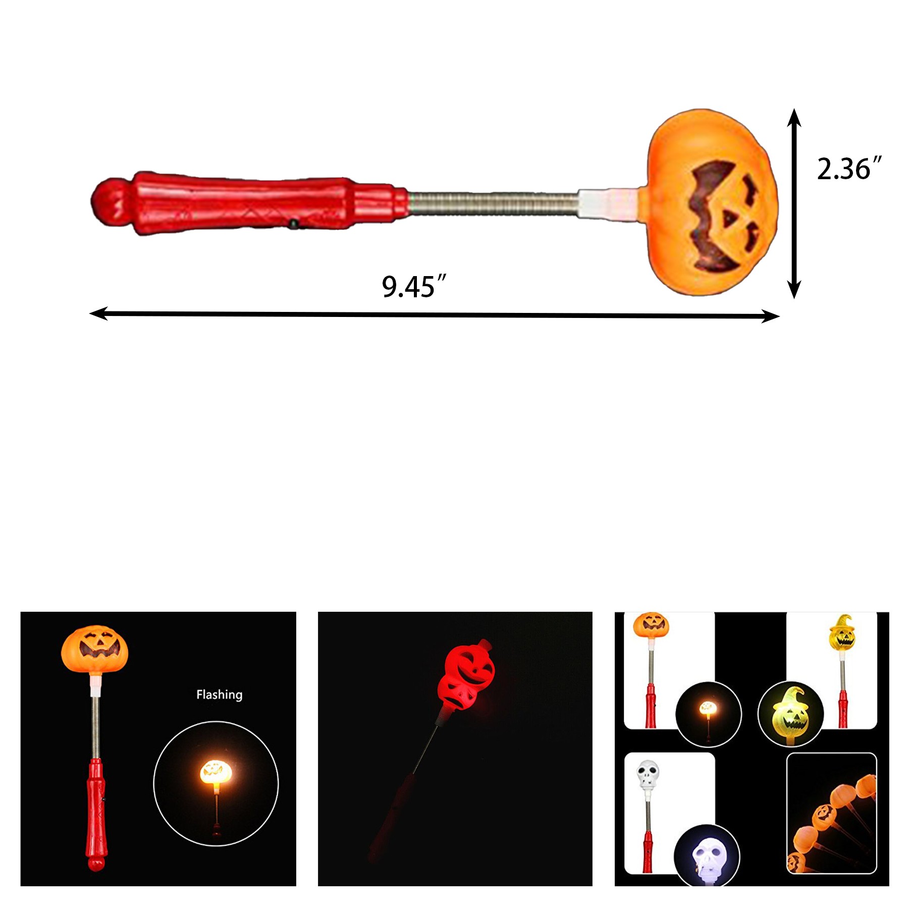 Halloween Pumpkin Flashlight 3