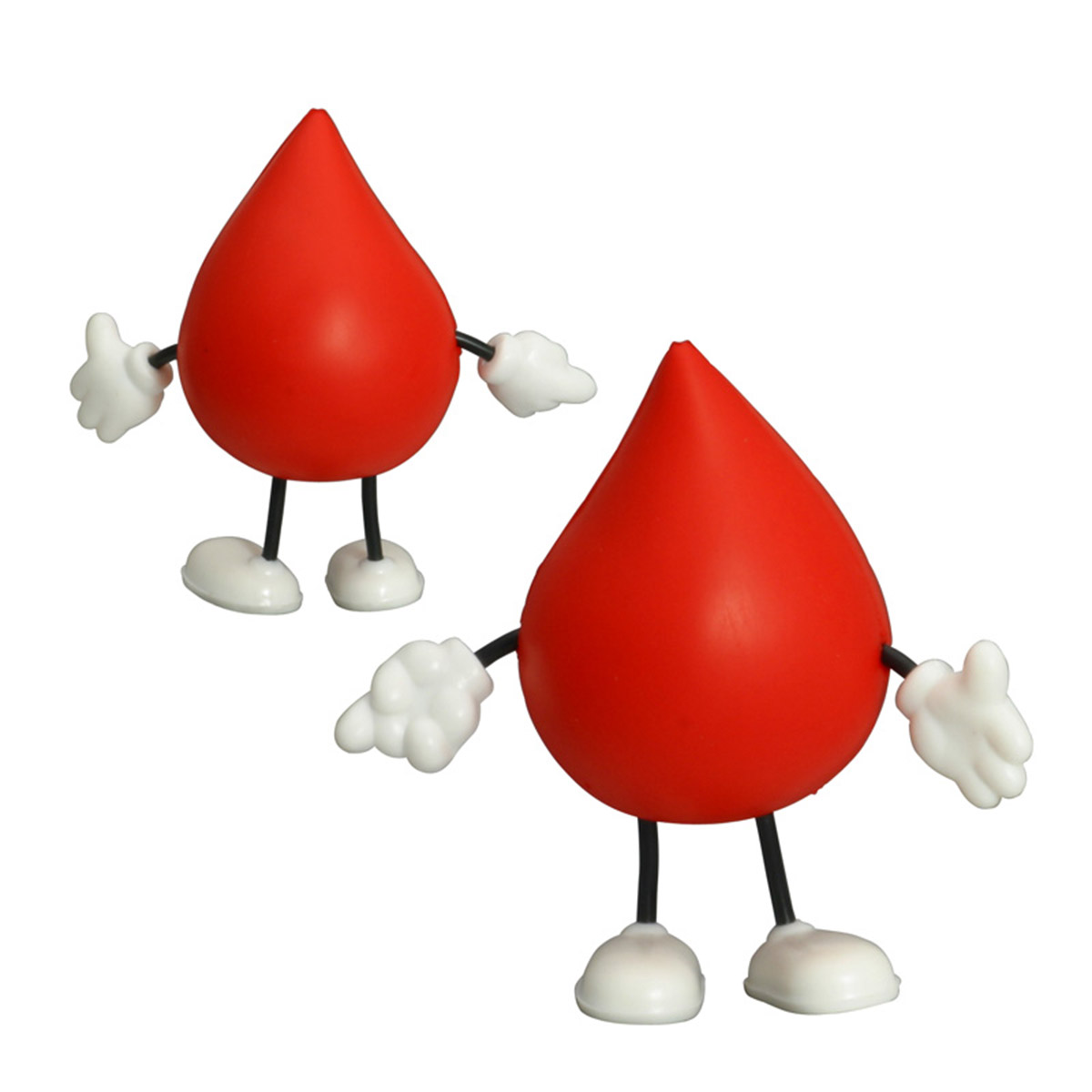Droplet Stress Reliever Figurine, custom stress ball with logo imprint 7