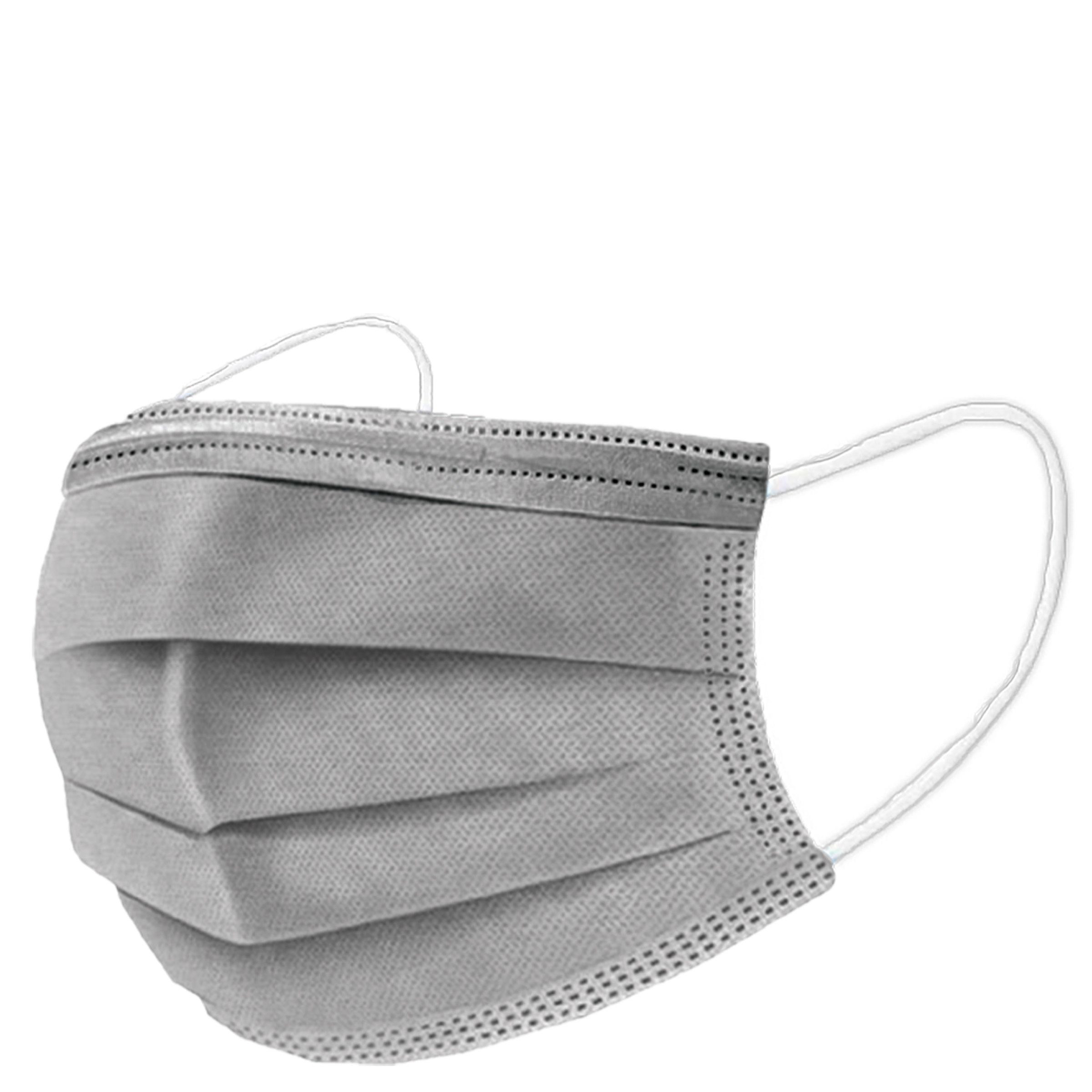 Disposable Masks In Black, Red, Pink, Gray, Blue - Printed 1 Color 1