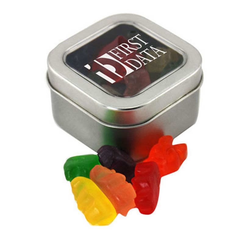 Window Tin with Gummy Bears 1