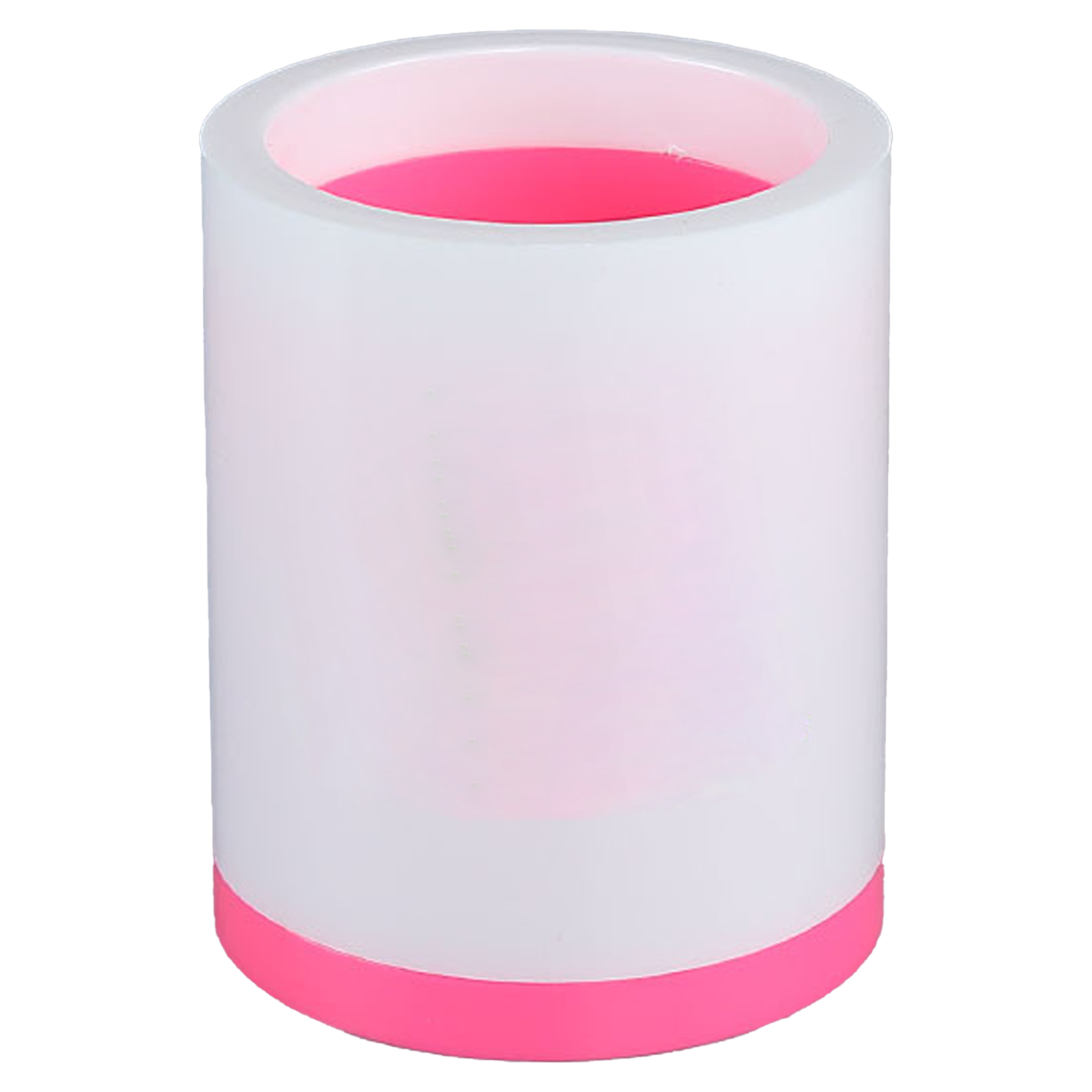 Plastic Customizable Circular Colored Pen Holder 4