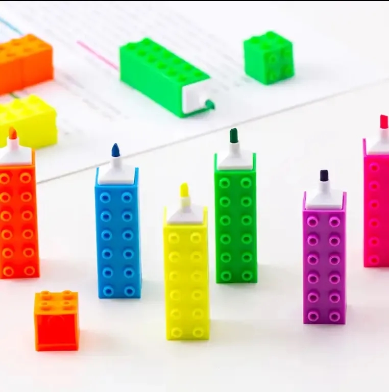 Toy Brick Highlighter Mark Pen 4